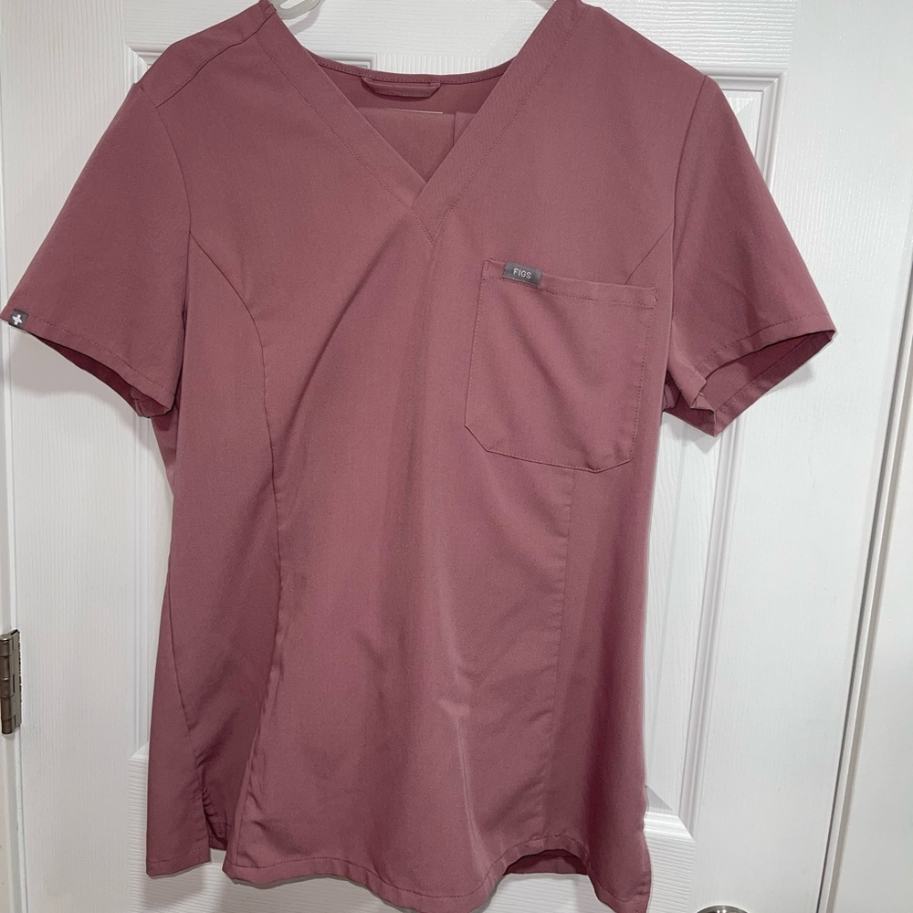 FIGS mineral mauve catarina top